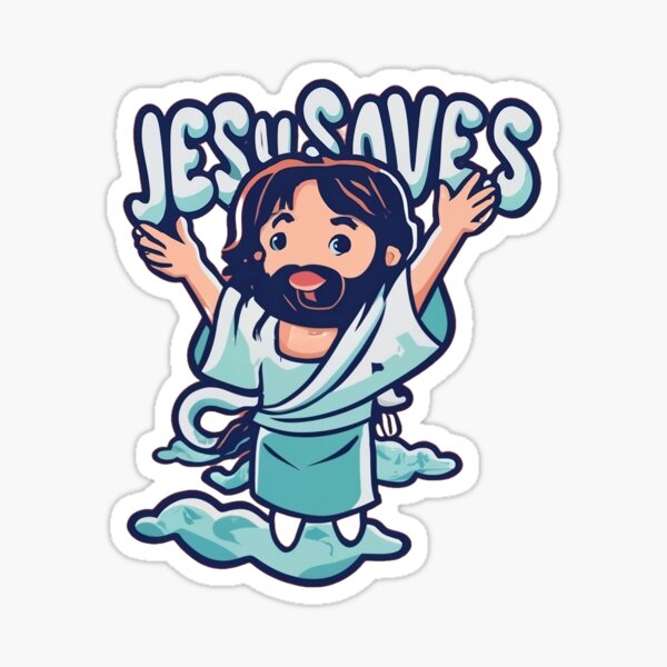 Item preview, Jesus Saves Christian Faith Design designed and sold by DiverseDoodles.