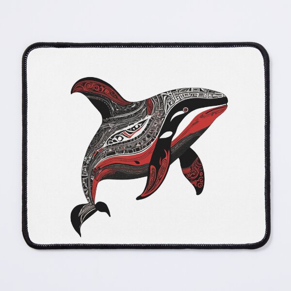 Item preview, Tribal Killer Whale designed and sold by storefoxmix.