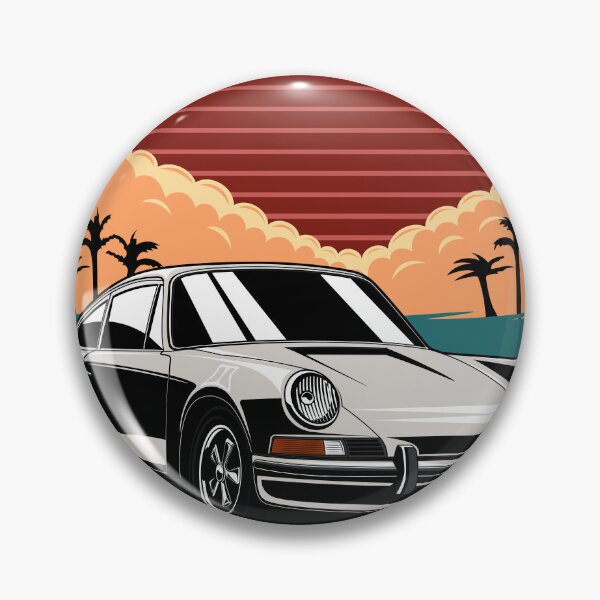 Item preview, white vintage car designed and sold by dipoernomo.
