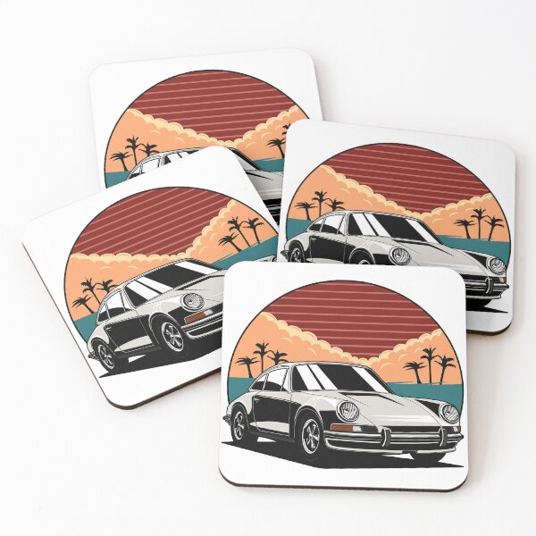 Item preview, white vintage car designed and sold by dipoernomo.