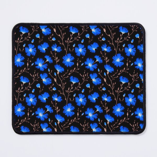 Item preview, Blue floral seamless pattern designed and sold by Jayjaynaenae.