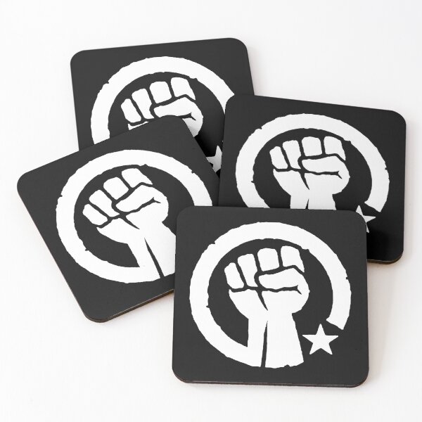 Item preview, White on Black  Raised Fist - Resist designed and sold by Thelittlelord.