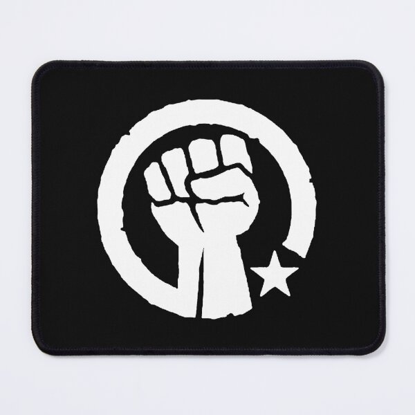 Item preview, White on Black  Raised Fist - Resist designed and sold by Thelittlelord.