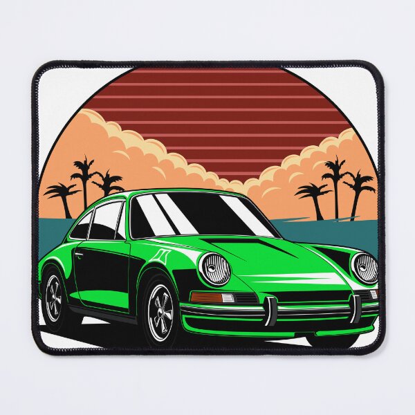 Item preview, Green vintage car designed and sold by dipoernomo.