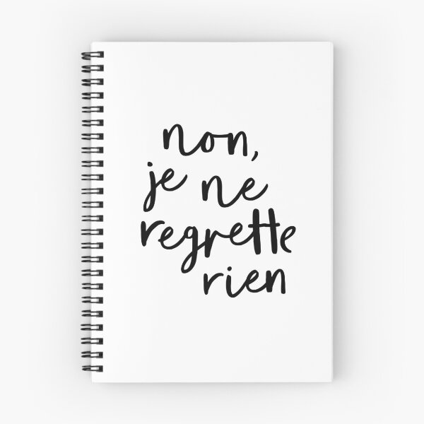 Item preview, Non, Je Ne Regrette Rien designed and sold by MotivatedType.