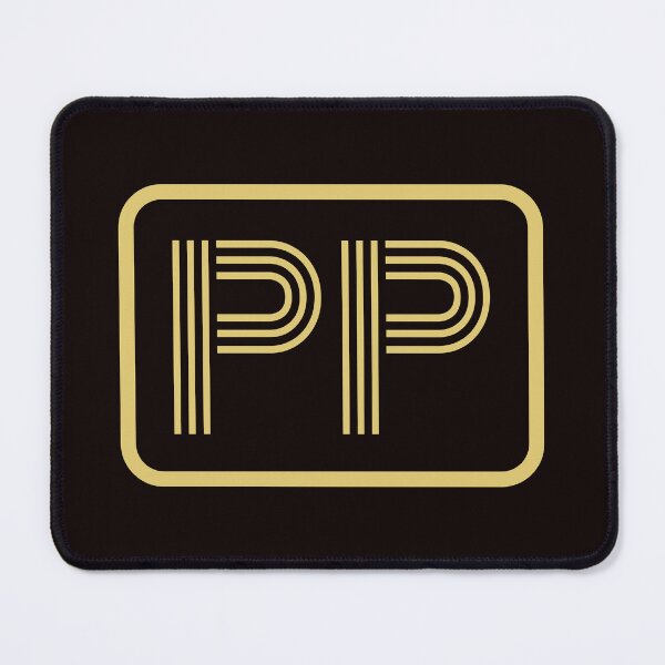 Item preview, PP Initials Gold Geometric Letters designed and sold by Jeallan Designs.