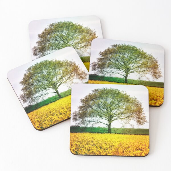 Item preview, Yellow blanket under Oak designed and sold by FOLK ART FUSION by heidiannemorris.