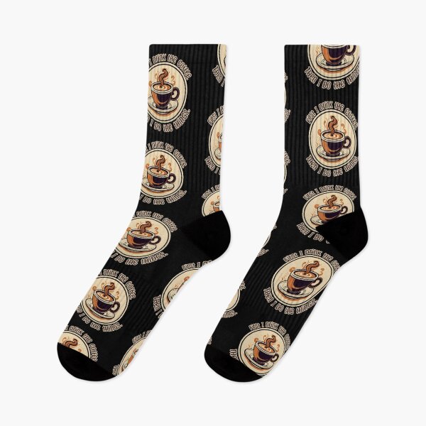Item preview, First I Drink The Coffee Retro Style designed and sold by DafraDesign.