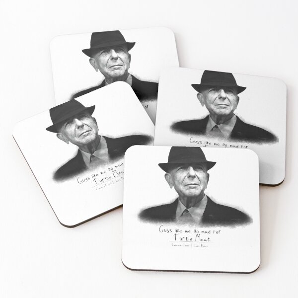 Artikelvorschau, Inspirierendes Zitat von Leonard Cohen entworfen und verkauft von KarsenJoeyArtS.