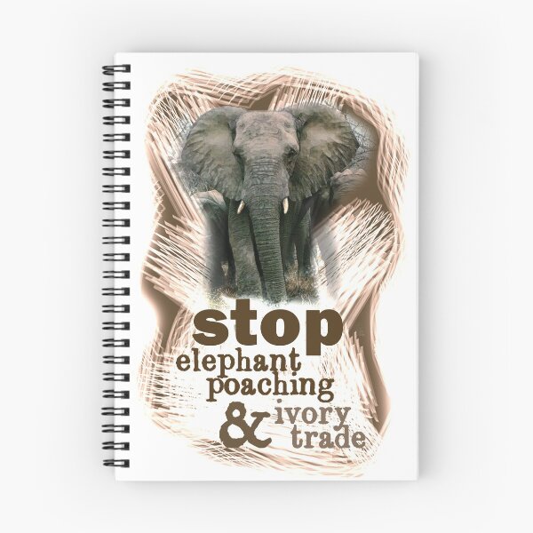Item preview, Stop Elephant Poaching & Ivory Trading by Natasha Constantinou @ Crazydodo designed and sold by crazydodo.
