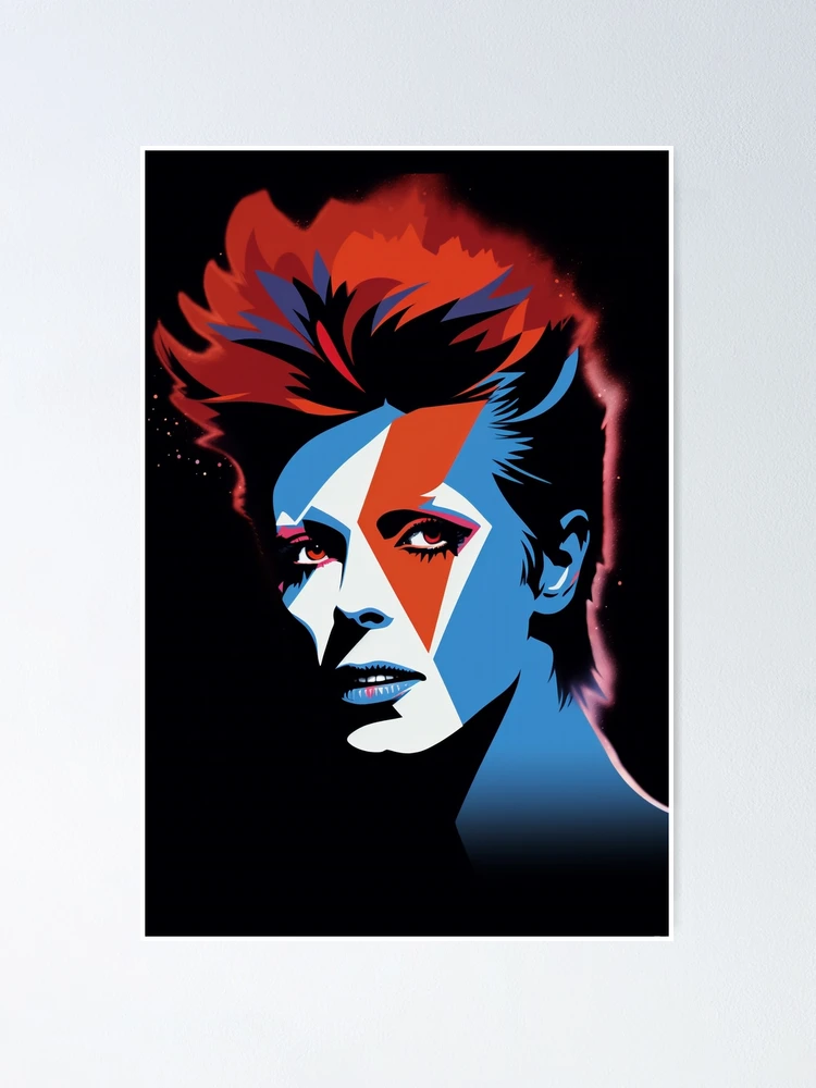 David Bowie Music Poster Hot Tramp I Love You So Quote Wall 