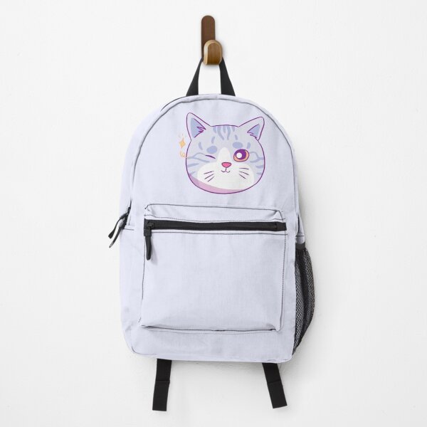 Item preview, Cute blue winking cat face designed and sold by Yaragold.