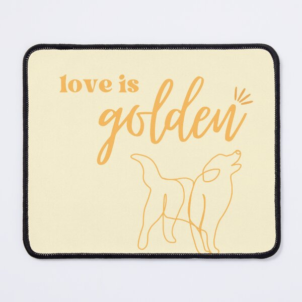 Item preview, Love is golden dog graphic designed and sold by chlocreatives.