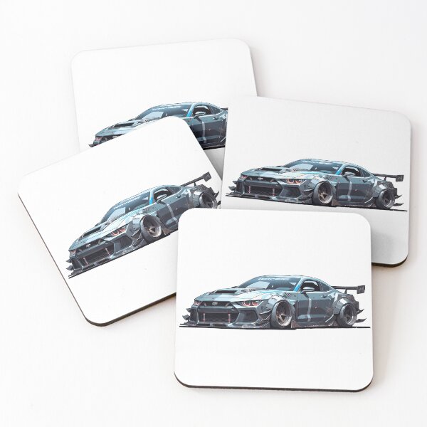 Item preview, Anime Widebody Ford Mustang Sticker designed and sold by Martin-Designs.