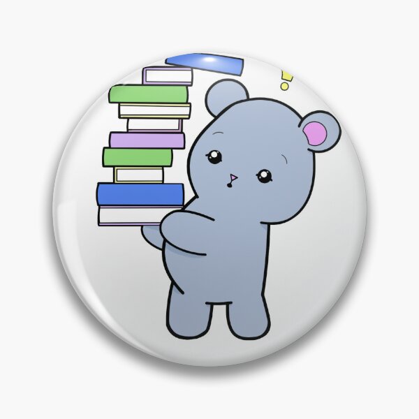 Item preview, Bookworm Bear - Stack of Books Falling designed and sold by sadfrogcreates.