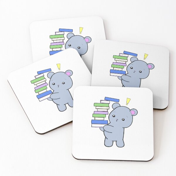 Item preview, Bookworm Bear - Stack of Books Falling designed and sold by sadfrogcreates.