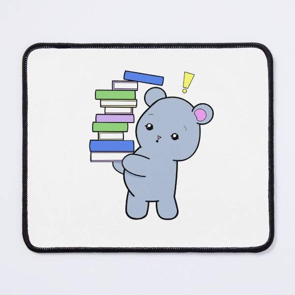 Item preview, Bookworm Bear - Stack of Books Falling designed and sold by sadfrogcreates.