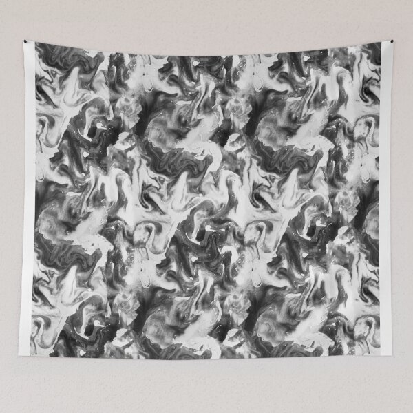 Item preview, Water ripples black and white designed and sold by Alessandro Remo Mazzoni Remotextiles.