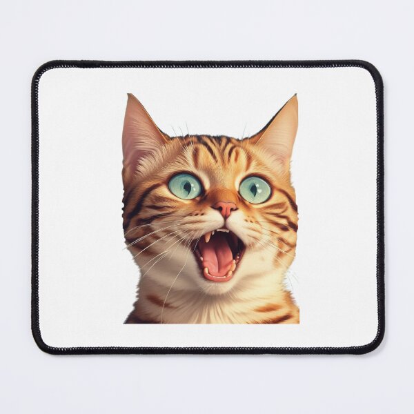 Item preview, SurprisedCat Funny T-Shirt for men, women and kids designed and sold by Nokart.
