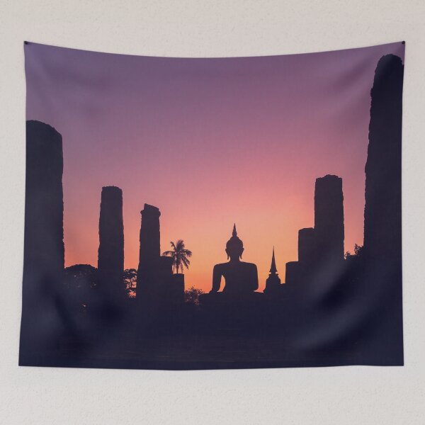 Item preview, Buddhist Silhouette designed and sold by tomorrowsart.