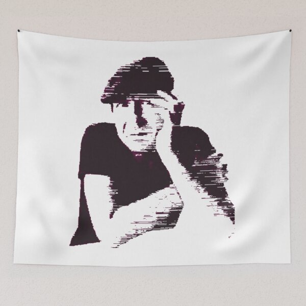 Item preview, Leonard Cohen Poet - Vintage Pencil Drawing Style designed and sold by KarsenJoeyArtS.