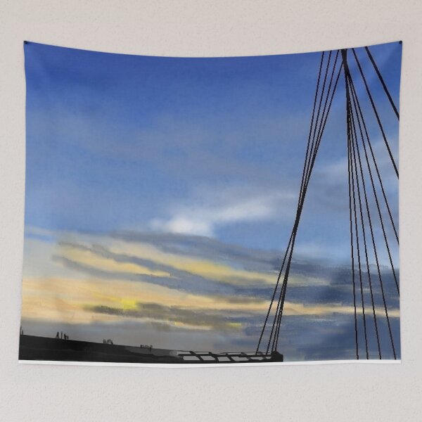 Item preview, The sunset over the flyover designed and sold by UcanezART.