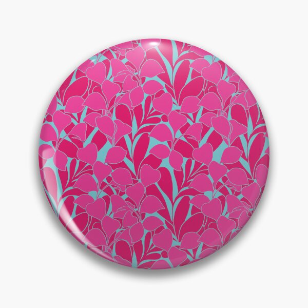 Item preview, Foliage pink version blue background designed and sold by GENEST-V.