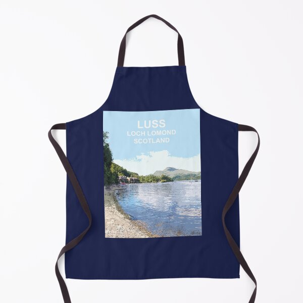 Item preview, Luss Loch Lomond Scotland Scottish Travel location poster designed and sold by BarbaraGlebska.