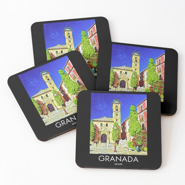 Item preview, A Pop Art Travel Print of Granada - Spain  designed and sold by StudioRedKoala.