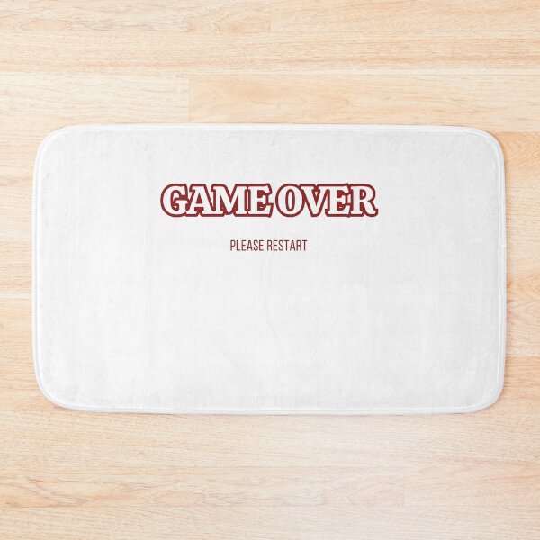 Item preview, GAME OVER PLEASE RESTART designed and sold by YQvibe Studio.