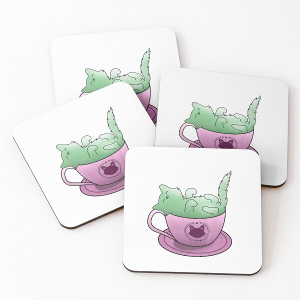 Item preview, Cat Cafe - Kittea designed and sold by sadfrogcreates.