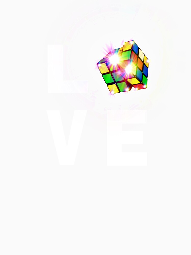 Rubik Würfel LIEBE Awesome Design T-Shirt