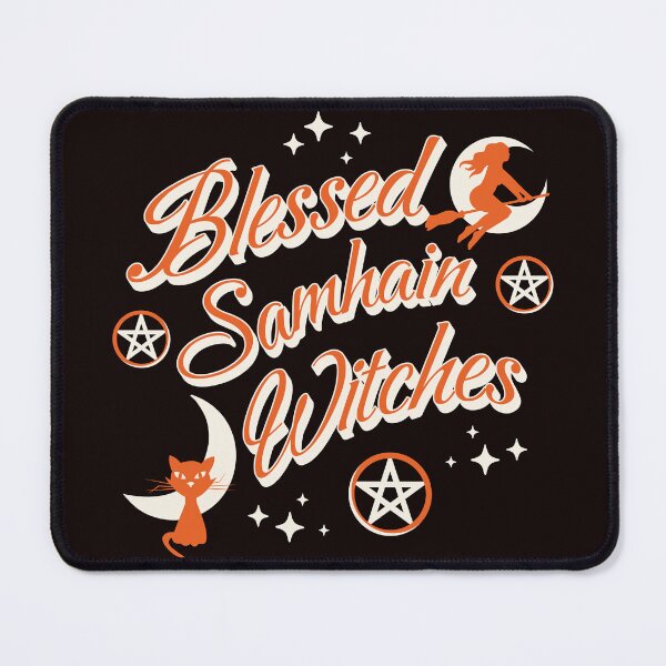 Item preview, Blessed Samhain Witches Cute Funny Celtic Halloween Design designed and sold by Sarah Wainwright.