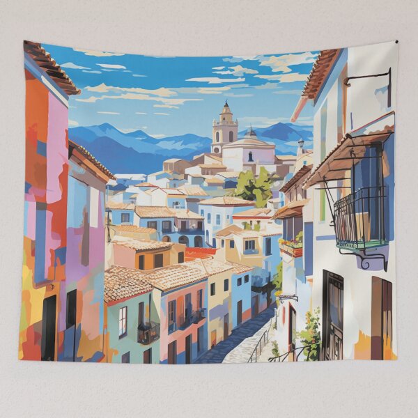 Item preview, A Pop Art Travel Print of Granada - Spain  designed and sold by StudioRedKoala.