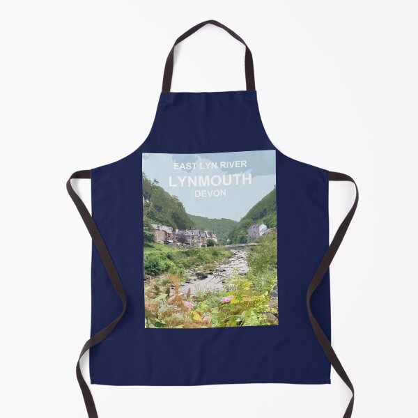 Item preview, Lynmouth Devon gift Travel location poster designed and sold by BarbaraGlebska.