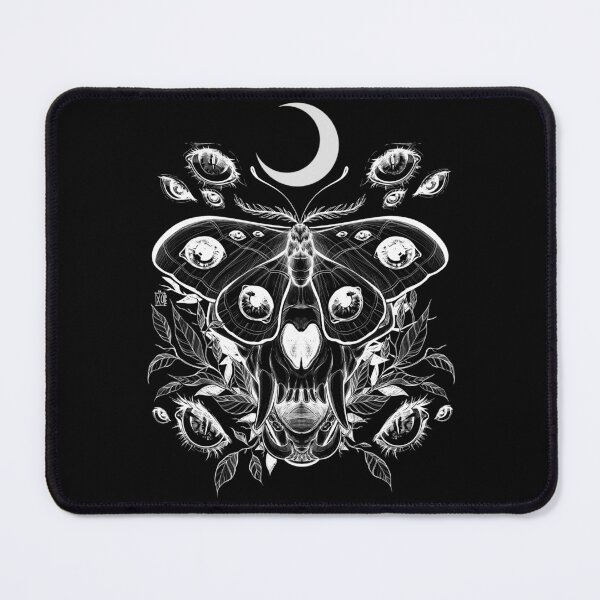 Item preview, Butterfly skull with eyes designed and sold by Obsidian Ink.