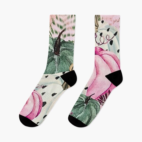 Artikelvorschau, Cottagecore rosa Kürbisse entworfen und verkauft von RachelRebel.