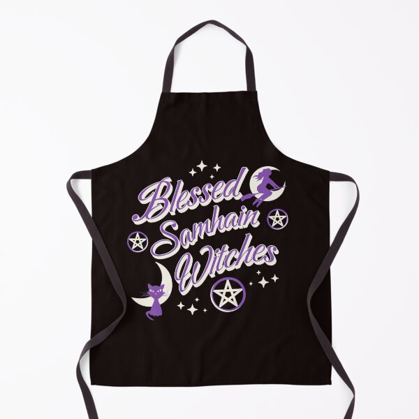 Item preview, Blessed Samhain Witches Cute Funny Celtic Halloween Design - Purple Version designed and sold by Sarah Wainwright.