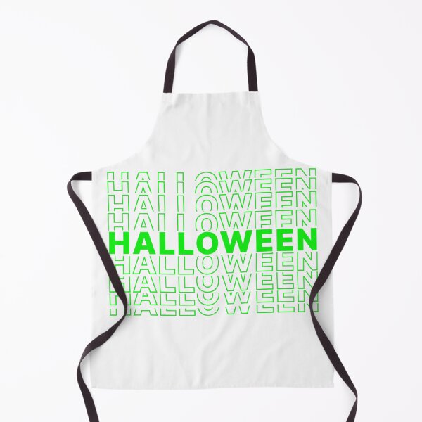 Item preview, Halloween Green Simple Text Design by ZeesDesign on Redbubble designed and sold by ZEESDESIGN.
