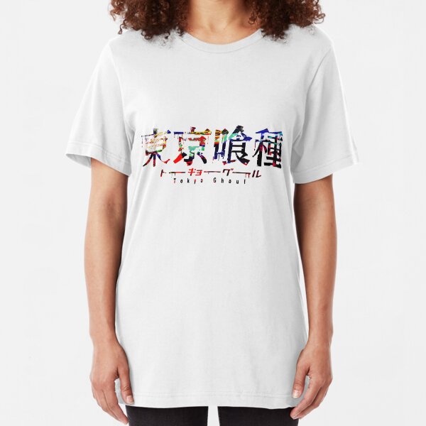 Tokyo Ghoul Colour Splash Logo Slim Fit T-Shirt