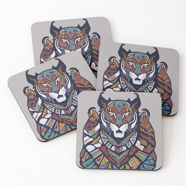 Item preview, Mexican Folk art style - Wild animals-014 designed and sold by PornDesigns.
