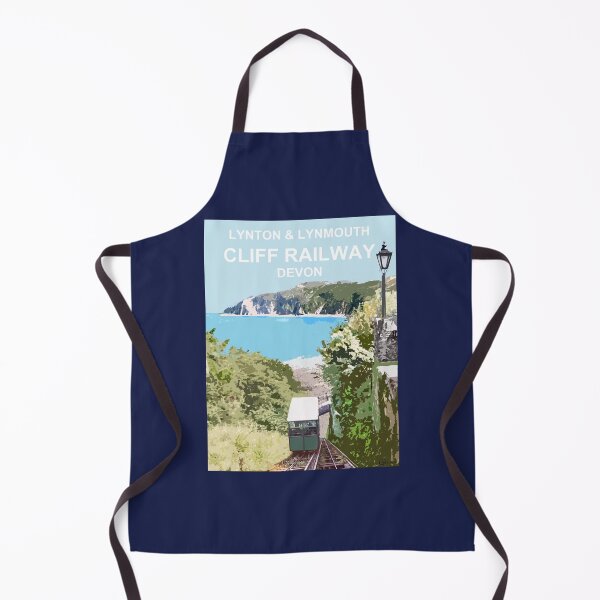 Item preview, Lynton Lynmouth North Devon Cliff Railway Travel location poster designed and sold by BarbaraGlebska.
