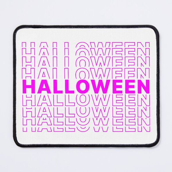 Item preview, Copy of Halloween Pink Simple Text Design by ZeesDesign on Redbubble designed and sold by ZEESDESIGN.