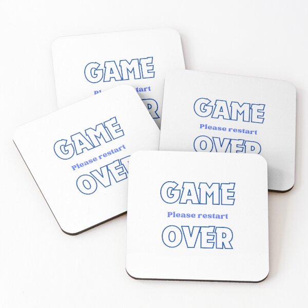 Item preview, GAME OVER PLEASE RESTART designed and sold by YQvibe Studio.