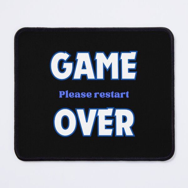 Item preview, GAME OVER PLEASE RESTART designed and sold by YQvibe Studio.