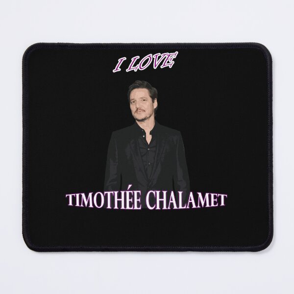 Aperçu de l'œuvre I Love Timothee Chalamet Pedro Pascal Cursed Fan Collage créée et vendue par Lowgik.