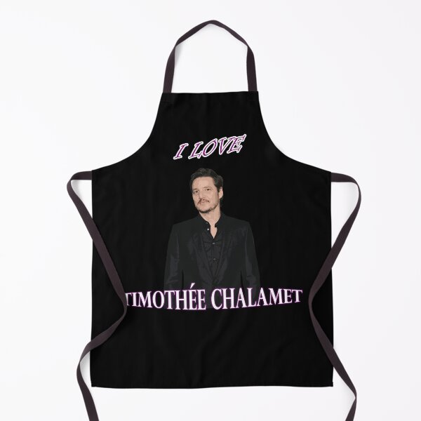 Item preview, I Love Timothee Chalamet Pedro Pascal Cursed Fan Collage designed and sold by Lowgik.