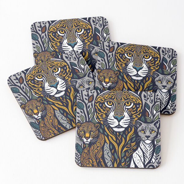 Item preview, Mexican Folk art style - Wild animals-015 designed and sold by PornDesigns.
