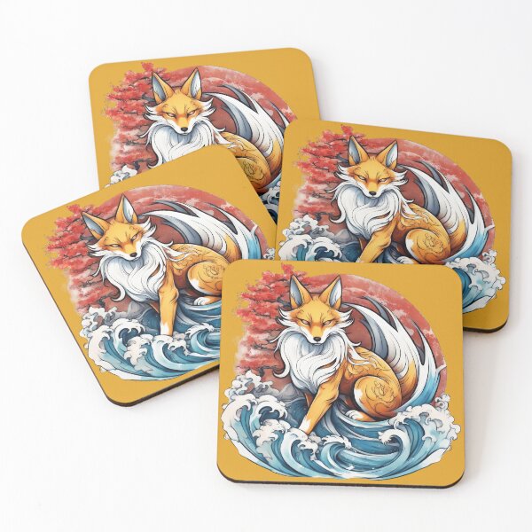 Item preview, Japanese mythology, Kitsune,Myobu, Ninko, Nogitsune, Zenko, Yako designed and sold by Bilisik.