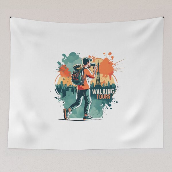 Item preview, Walking Tour Guy designed and sold by B-O-S-H-R-A.